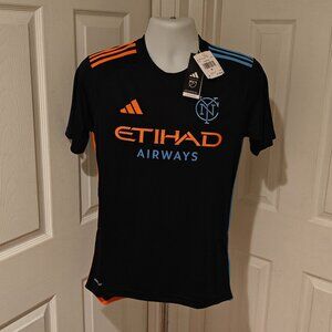 adidas New York City FC 2024-25 Away Stadium Jersey NWT Men's Size S NYCFC MLS